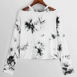 Tie dye washed tee ( long sleeves)